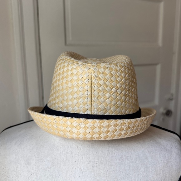 Kenny K. Stingy Brim Toyo Straw Fedora Hat Straw Paper Neutral Sz Large NWOT - Picture 11 of 16
